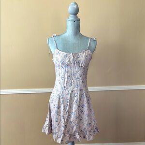 SHEIN 🌼FLORAL🌼 TIE SHOULDER DRESS SIZE MEDIUM 🌟NWT🌟